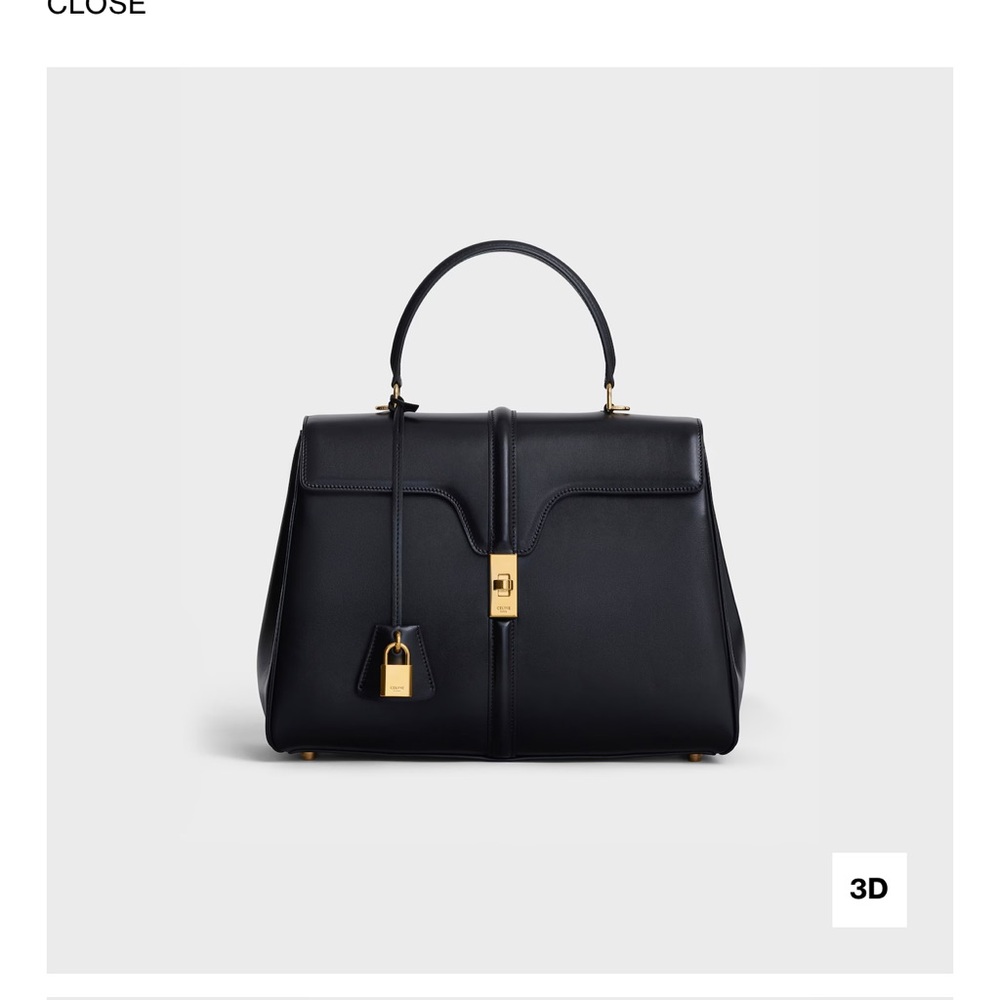Celine handbag CLASSIQUE 16 BAG IN SATINATED CALFSKIN - Picture 3 of 16
